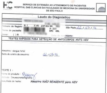 G1 informa: Por erro médico, mulher trata HIV inexistente durante 13 anos no Hospital das Clínicas da USP: ‘Sentenciada à pena de morte’