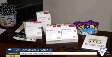 Bom Dia Região: Gapa de Santos distribui gratuitamente autotestes para detecção do vírus HIV
