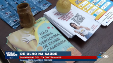 LITORAL URGENTE: Santos recebe ação especial do Gapa no Dia Mundial de Combate à Aids