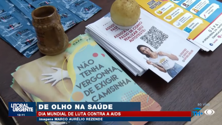 LITORAL URGENTE: Santos recebe ação especial do Gapa no Dia Mundial de Combate à Aids