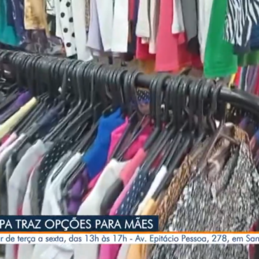 Jornal Tribuna: Bazar do GAPA tem opções de presentes para o Dia das Mães em Santos, SP